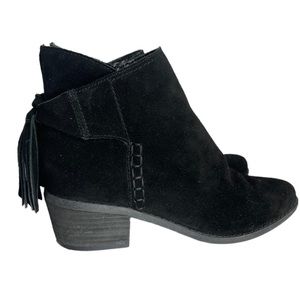 American eagle outfitters leather black bootie 9